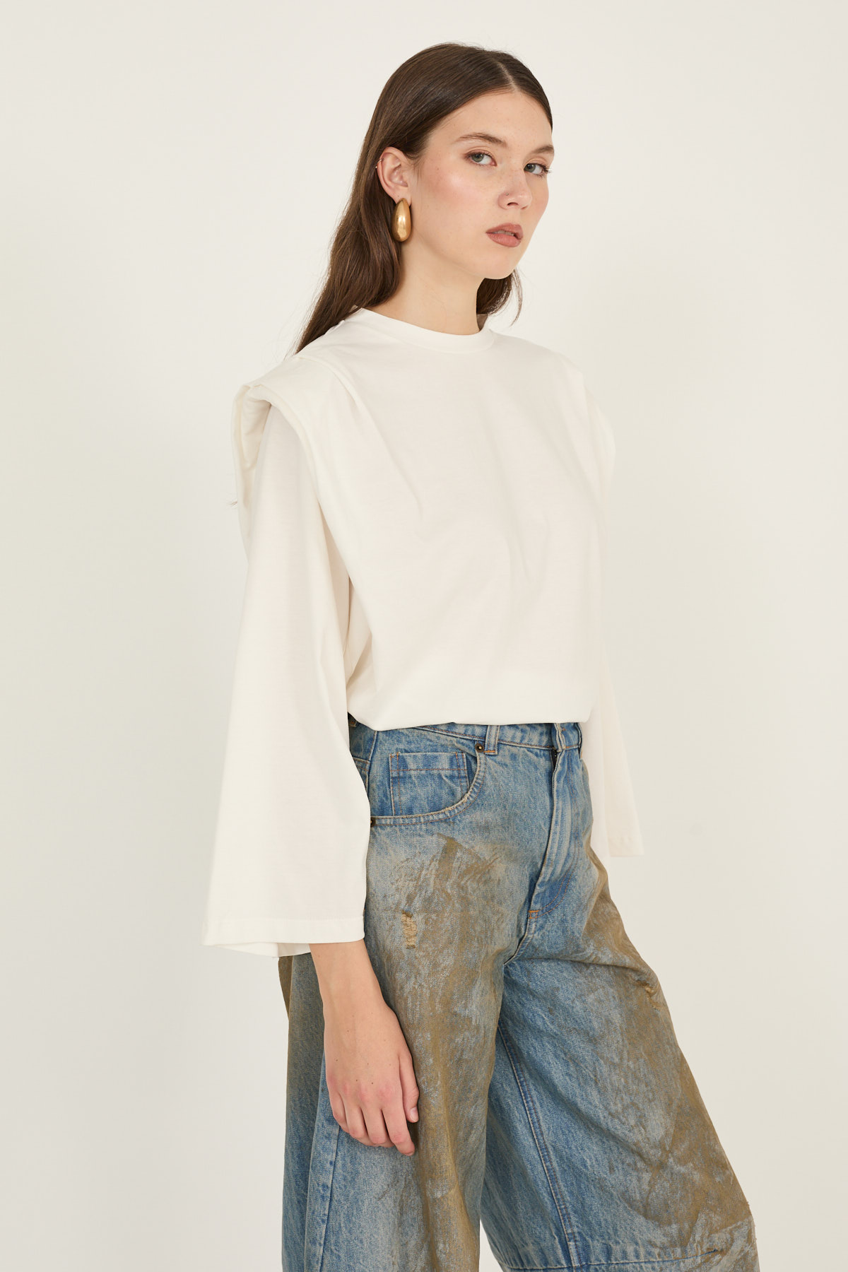 t-shirt-in-cotone-con-ripresa-sulla-spalla-s40m0981-51-webd.jpg
